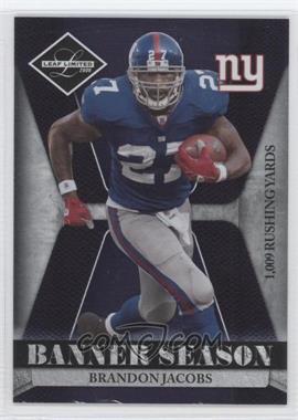 2008 Leaf Limited - Banner Season #BSM-3 - Brandon Jacobs /999