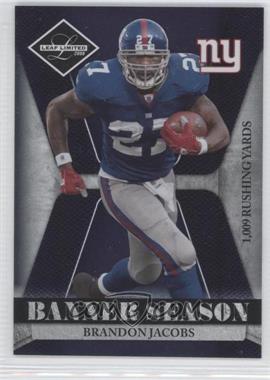 2008 Leaf Limited - Banner Season #BSM-3 - Brandon Jacobs /999