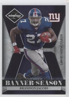 2008 Leaf Limited - Banner Season #BSM-3 - Brandon Jacobs /999