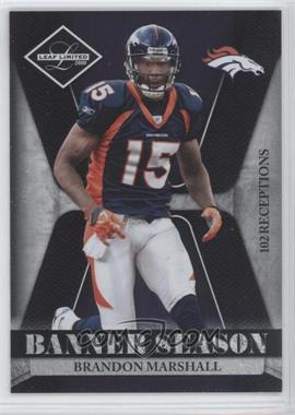 2008 Leaf Limited - Banner Season #BSM-4 - Brandon Marshall /999