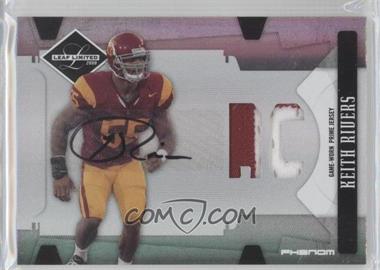 2008 Leaf Limited - [Base] - College Spotlight #255 - Phenoms - Keith Rivers /99