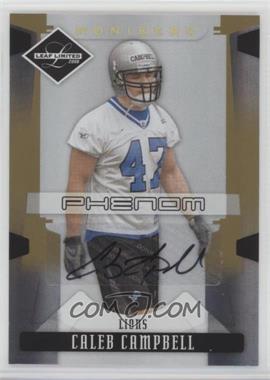 2008 Leaf Limited - [Base] - Monikers Gold #214 - Phenoms - Caleb Campbell /10