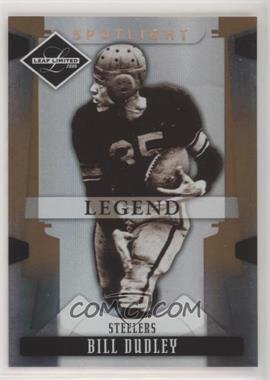 2008 Leaf Limited - [Base] - Spotlight Bronze #104 - Legend - Bill Dudley /125