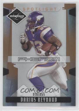 2008 Leaf Limited - [Base] - Spotlight Bronze #225 - Phenoms - Darius Reynaud /125