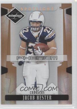 2008 Leaf Limited - [Base] - Spotlight Bronze #238 - Phenoms - Jacob Hester /125