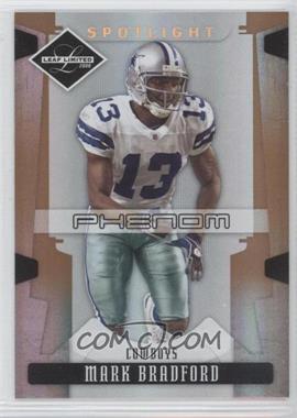 2008 Leaf Limited - [Base] - Spotlight Bronze #268 - Phenoms - Mark Bradford /125