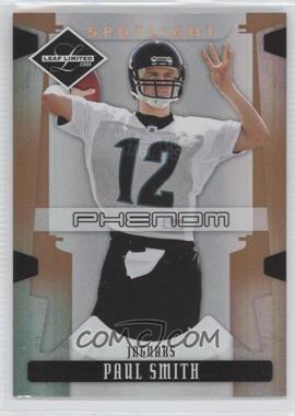 2008 Leaf Limited - [Base] - Spotlight Bronze #278 - Phenoms - Paul Smith /125