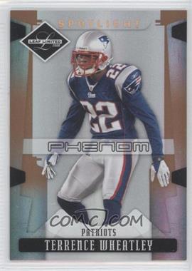 2008 Leaf Limited - [Base] - Spotlight Bronze #293 - Phenoms - Terrence Wheatley /125