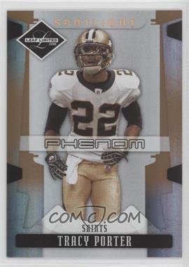 2008 Leaf Limited - [Base] - Spotlight Bronze #296 - Phenoms - Tracy Porter /125 [Noted]