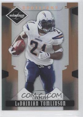 2008 Leaf Limited - [Base] - Spotlight Bronze #81 - LaDainian Tomlinson /125