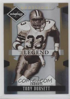 2008 Leaf Limited - [Base] - Spotlight Gold #190 - Legend - Tony Dorsett /49 [Noted]