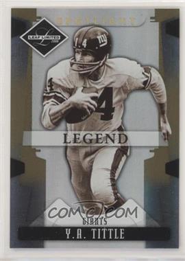 2008 Leaf Limited - [Base] - Spotlight Gold #199 - Legend - Y.A. Tittle /49