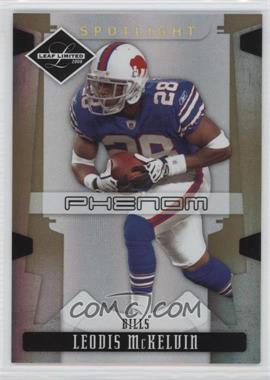 2008 Leaf Limited - [Base] - Spotlight Gold #263 - Phenoms - Leodis McKelvin /49