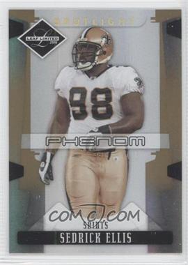 2008 Leaf Limited - [Base] - Spotlight Gold #287 - Phenoms - Sedrick Ellis /49