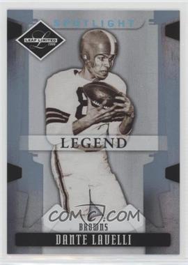 2008 Leaf Limited - [Base] - Spotlight Platinum #121 - Legend - Dante Lavelli /1