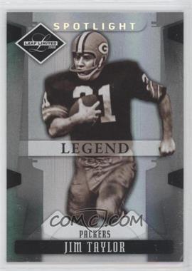 2008 Leaf Limited - [Base] - Spotlight Silver #144 - Legend - Jim Taylor /99