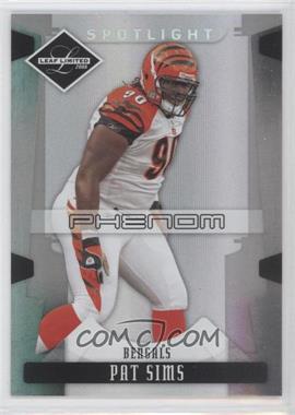 2008 Leaf Limited - [Base] - Spotlight Silver #275 - Phenoms - Pat Sims /99