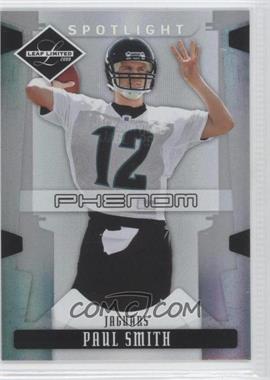 2008 Leaf Limited - [Base] - Spotlight Silver #278 - Phenoms - Paul Smith /99