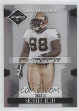 2008 Leaf Limited - [Base] - Spotlight Silver #287 - Phenoms - Sedrick Ellis /99