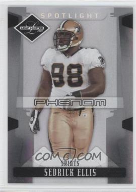 2008 Leaf Limited - [Base] - Spotlight Silver #287 - Phenoms - Sedrick Ellis /99