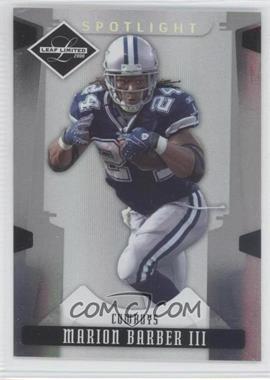 2008 Leaf Limited - [Base] - Spotlight Silver #29 - Marion Barber III /99