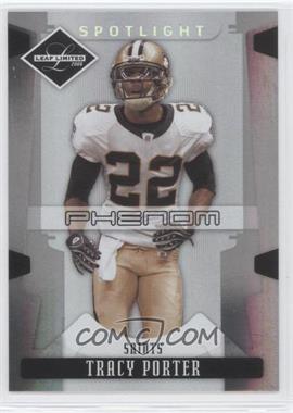 2008 Leaf Limited - [Base] - Spotlight Silver #296 - Phenoms - Tracy Porter /99