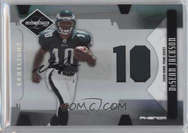 2008 Leaf Limited - [Base] - Spotlight Silver #306 - Phenoms - DeSean Jackson /49