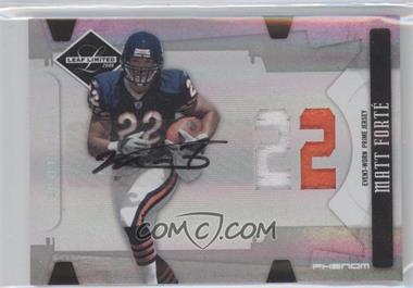 2008 Leaf Limited - [Base] - Spotlight Silver #330 - Phenoms - Matt Forte /49