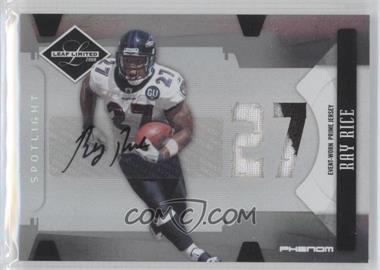 2008 Leaf Limited - [Base] - Spotlight Silver #333 - Phenoms - Ray Rice /49