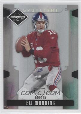 2008 Leaf Limited - [Base] - Spotlight Silver #65 - Eli Manning /99