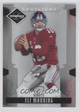 2008 Leaf Limited - [Base] - Spotlight Silver #65 - Eli Manning /99