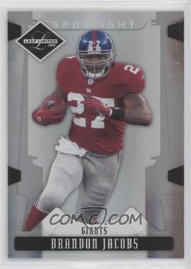 2008 Leaf Limited - [Base] - Spotlight Silver #67 - Brandon Jacobs /99