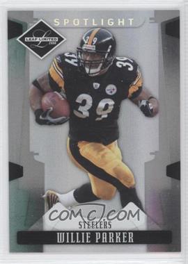 2008 Leaf Limited - [Base] - Spotlight Silver #78 - Willie Parker /99