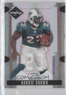 2008 Leaf Limited - [Base] - Threads Jersey Number Prime #54 - Ronnie Brown /23