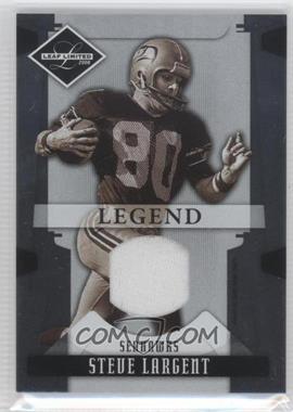 2008 Leaf Limited - [Base] - Threads #183 - Legend - Steve Largent /100