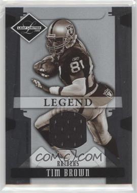 2008 Leaf Limited - [Base] - Threads #186 - Legend - Tim Brown /100