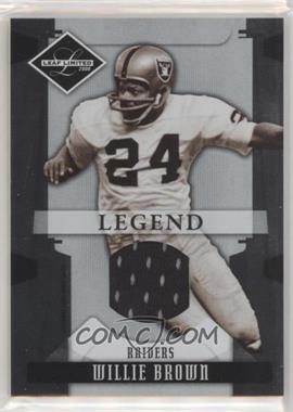 2008 Leaf Limited - [Base] - Threads #196 - Legend - Willie Brown /100