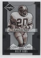 Legend - Billy Sims #/499