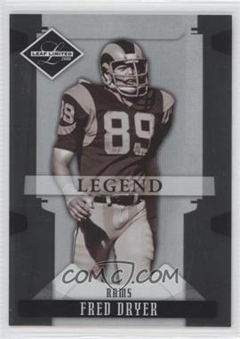 2008 Leaf Limited - [Base] #134 - Legend - Fred Dryer /499