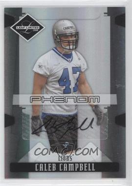 2008 Leaf Limited - [Base] #214 - Phenoms - Caleb Campbell /99