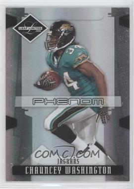 2008 Leaf Limited - [Base] #215 - Phenoms - Chauncey Washington /999