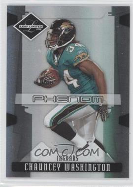 2008 Leaf Limited - [Base] #215 - Phenoms - Chauncey Washington /999