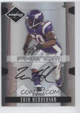 2008 Leaf Limited - [Base] #234 - Phenoms - Erin Henderson /99