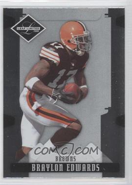 2008 Leaf Limited - [Base] #24 - Braylon Edwards