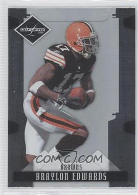 2008 Leaf Limited - [Base] #24 - Braylon Edwards