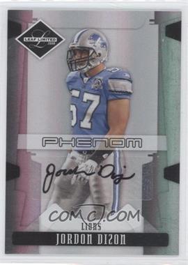 2008 Leaf Limited - [Base] #249 - Phenoms - Jordon Dizon /99