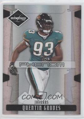 2008 Leaf Limited - [Base] #282 - Phenoms - Quentin Groves /999