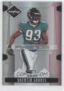 2008 Leaf Limited - [Base] #282 - Phenoms - Quentin Groves /999