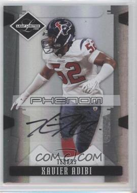 2008 Leaf Limited - [Base] #299 - Phenoms - Xavier Adibi /299