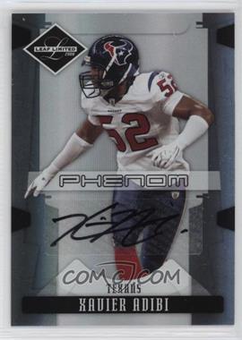 2008 Leaf Limited - [Base] #299 - Phenoms - Xavier Adibi /299